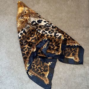 Sheer animal Print Scarf - NWOT